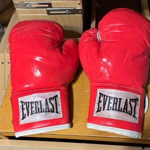 Everlast Vibrant Red Training Gloves
